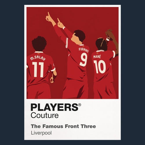 The Famous Front 3 Liverpool Icon Frame Men's Hoodie — Navy Artwork