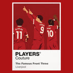 The Famous Front 3 Liverpool Icon Frame Kids Hoodie — Red Artwork