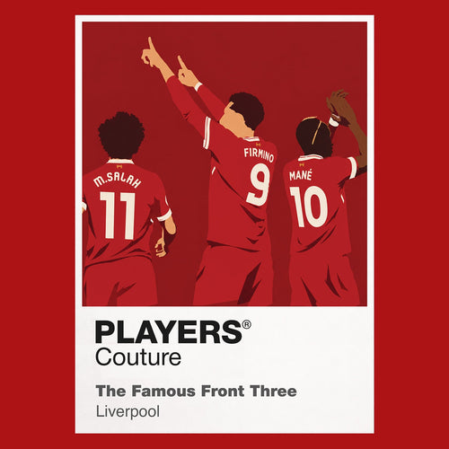 The Famous Front 3 Liverpool Icon Frame Men's Hoodie — Red Artwork