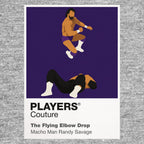 The Flying Elbow Drop Wrestling Icon Frame Men's Hoodie