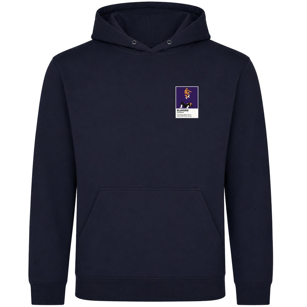 The Flying Elbow Drop Wrestling Icon Frame Men's Hoodie