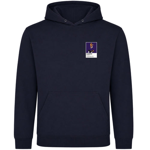 The Flying Elbow Drop Wrestling Icon Frame Men's Hoodie - Navy