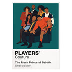 The Fresh Prince of Bel-Air Will Smith's vivid 1990s Bel-Air style and life with the Banks family Icon Frame artwork on white