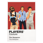 The Hangover Wolfpack Phil, Stu, Alan and Doug in their mismatched suits after a Las Vegas night that erased itself Icon Frame artwork on white