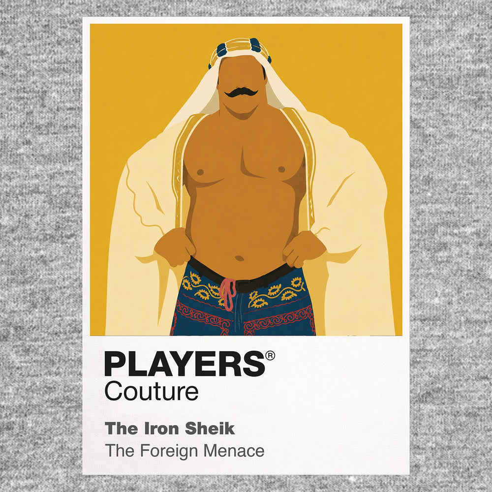 The Iron Sheik Wrestling Icon Frame Men's T-Shirt