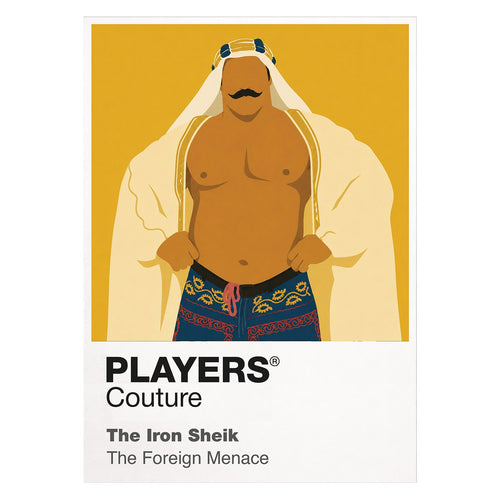 The Iron Sheik Wrestling Icon Frame - Icon Design