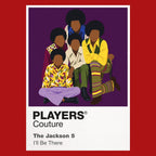The Jackson 5 the Jackson 5's afros, coordinated outfits and precise five-brother choreography Icon Frame artwork in red