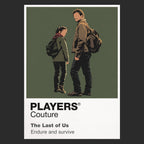 The Last of Us Joel and Ellie's journey through a ruined America shaped by Cordyceps and hard choices Icon Frame artwork in black