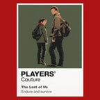 The Last of Us Joel and Ellie's journey through a ruined America shaped by Cordyceps and hard choices Icon Frame artwork in red