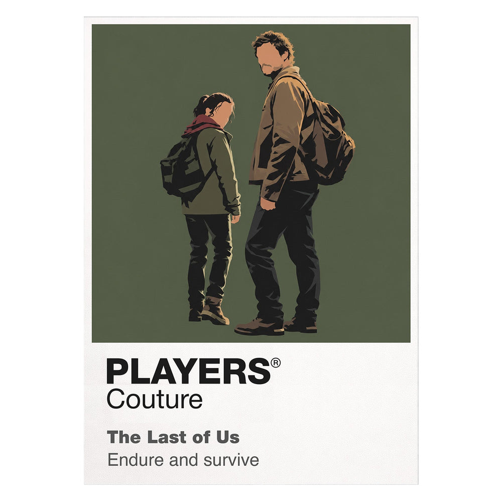The Last of Us Joel and Ellie's journey through a ruined America shaped by Cordyceps and hard choices Icon Frame artwork on white