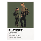 The Last of Us Joel and Ellie's journey through a ruined America shaped by Cordyceps and hard choices Icon Frame artwork on white
