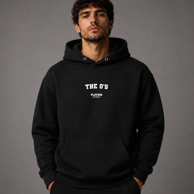 The O's name-print hoodie - black