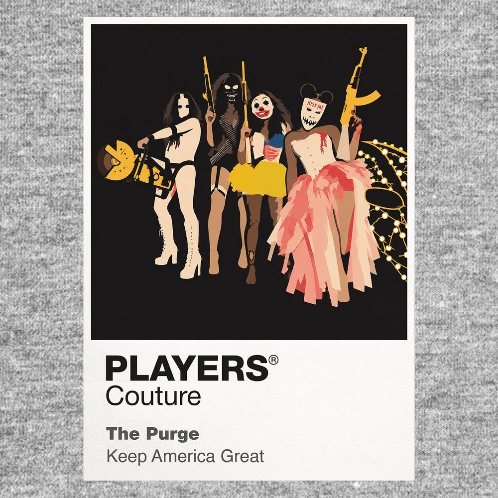 The Purge: Anarchy Leo Barnes leading stranded civilians through city streets on Purge night Icon Frame artwork in grey