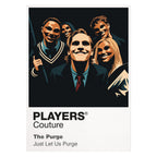 The Purge masked intruders outside the Sandin family's secured home during the annual Purge night Icon Frame artwork on white