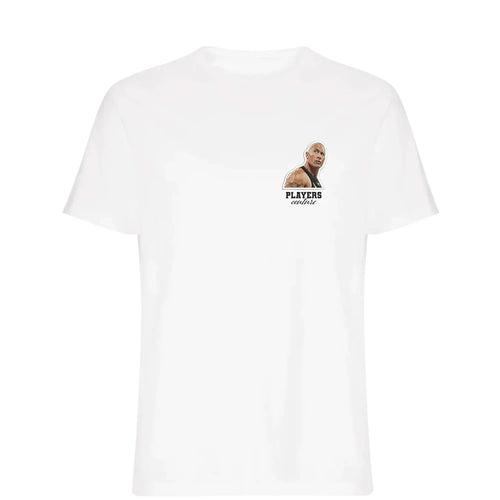 The Rock t-shirt – black men's t-shirt featuring the The Rock Players Couture logo