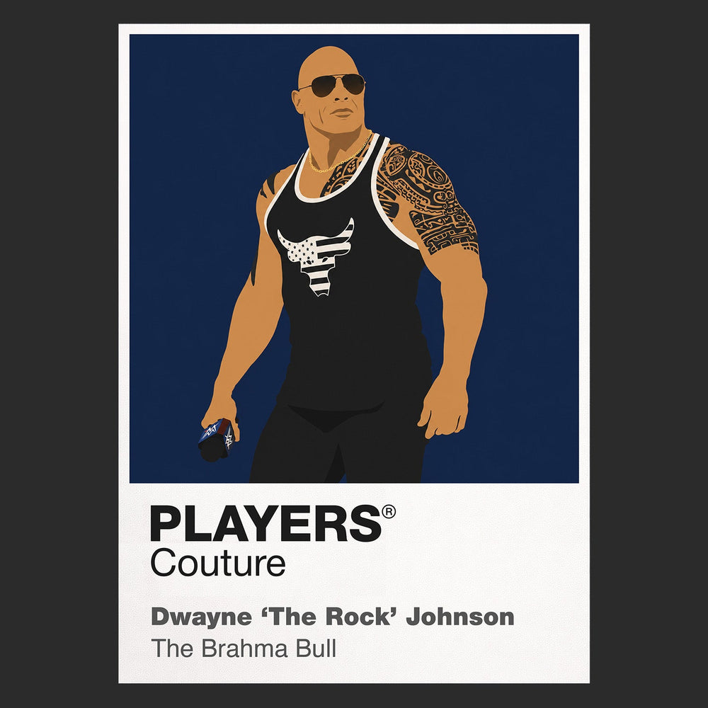 The Rock 2 Wrestling Icon Frame Men's T-Shirt