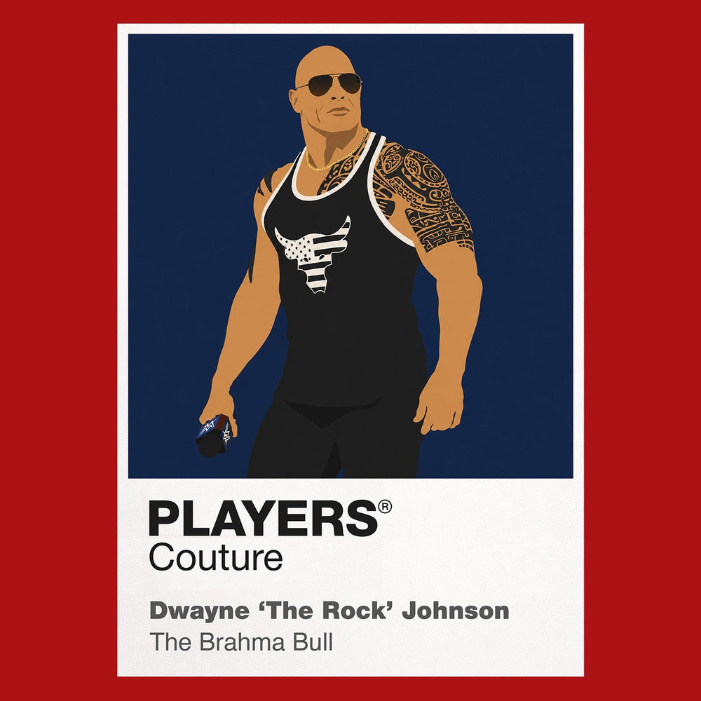 The Rock 2 Wrestling Icon Frame Men's Hoodie