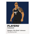 The Rock 2 Wrestling Icon Frame Men's Hoodie