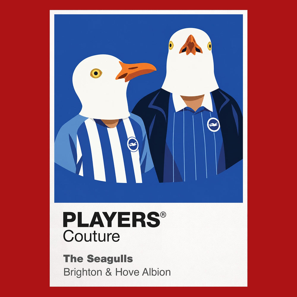 The Seagulls Icon Frame artwork in red