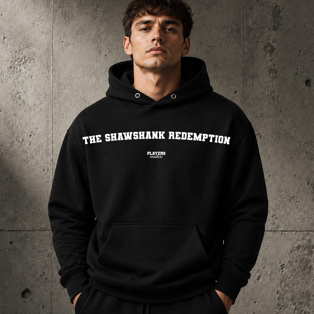 The Shawshank Redemption name-print hoodie - black