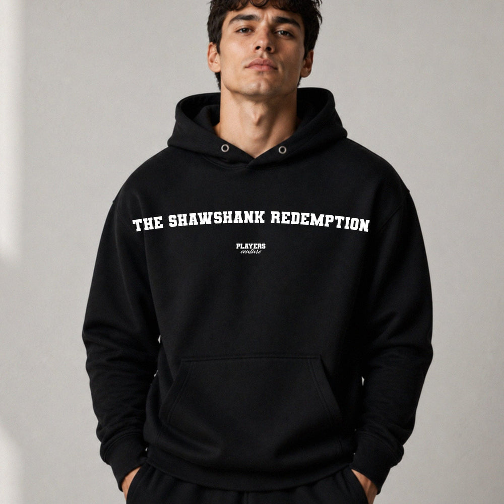 The Shawshank Redemption name-print hoodie - black