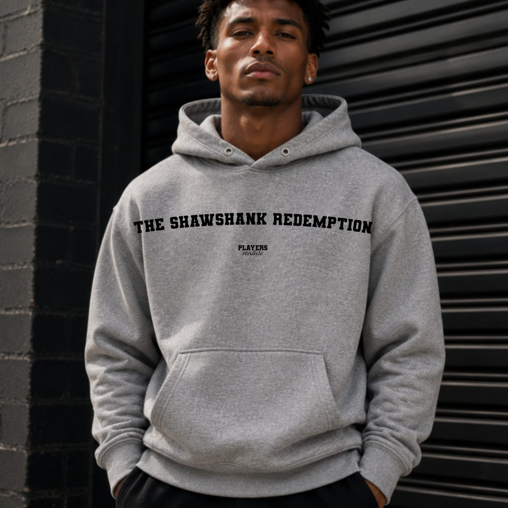 The Shawshank Redemption name-print hoodie - grey