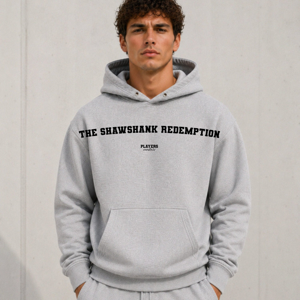 The Shawshank Redemption name-print hoodie - grey