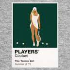 The Tennis Girl Tennis Icon Frame Men's Hoodie