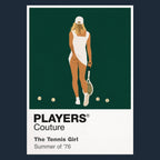 The Tennis Girl Tennis Icon Frame Men's Hoodie