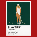 The Tennis Girl Tennis Icon Frame Men's Hoodie