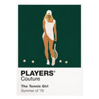 The Tennis Girl Tennis Icon Frame Men's Hoodie