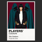 The Traitors the Scottish castle, hooded Traitors and round-table tension of the BBC competition Icon Frame artwork in black