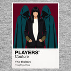 The Traitors the Scottish castle, hooded Traitors and round-table tension of the BBC competition Icon Frame artwork in grey
