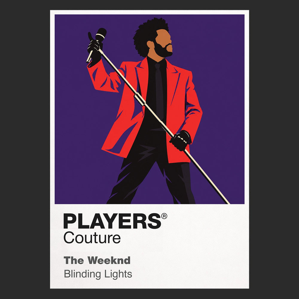 The Weeknd the Weeknd's cinematic silhouette across After Hours and Hurry Up Tomorrow Icon Frame artwork in black