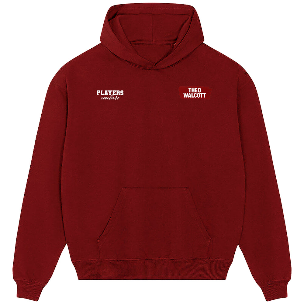 Theo Walcott Logo Players Couture Men's Casual Hoodie Red