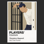 Theodore Bagwell Theodore 'T-Bag' Bagwell's unnerving charm and survival instinct inside Prison Break Icon Frame artwork in black