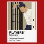 Theodore Bagwell Theodore 'T-Bag' Bagwell's unnerving charm and survival instinct inside Prison Break Icon Frame artwork in red