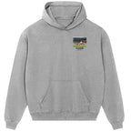 They Think It's All Over hoodie – grey men's hoodie featuring the They Think It's All Over Players Couture logo