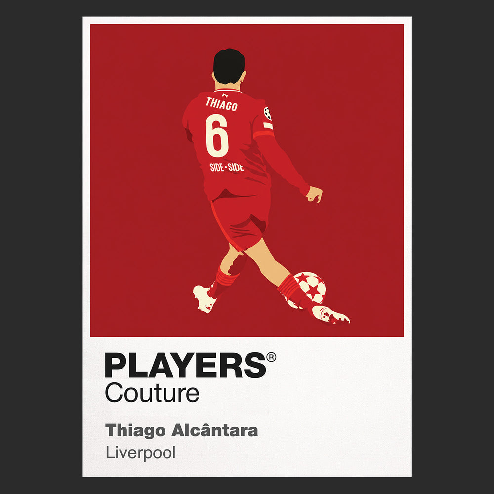Thiago Alcantara Liverpool Icon Frame — Black