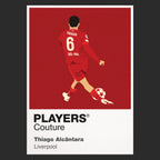 Thiago Alcantara Liverpool Icon Frame — Black