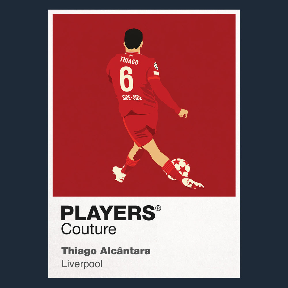 Thiago Alcantara Liverpool Icon Frame — Navy