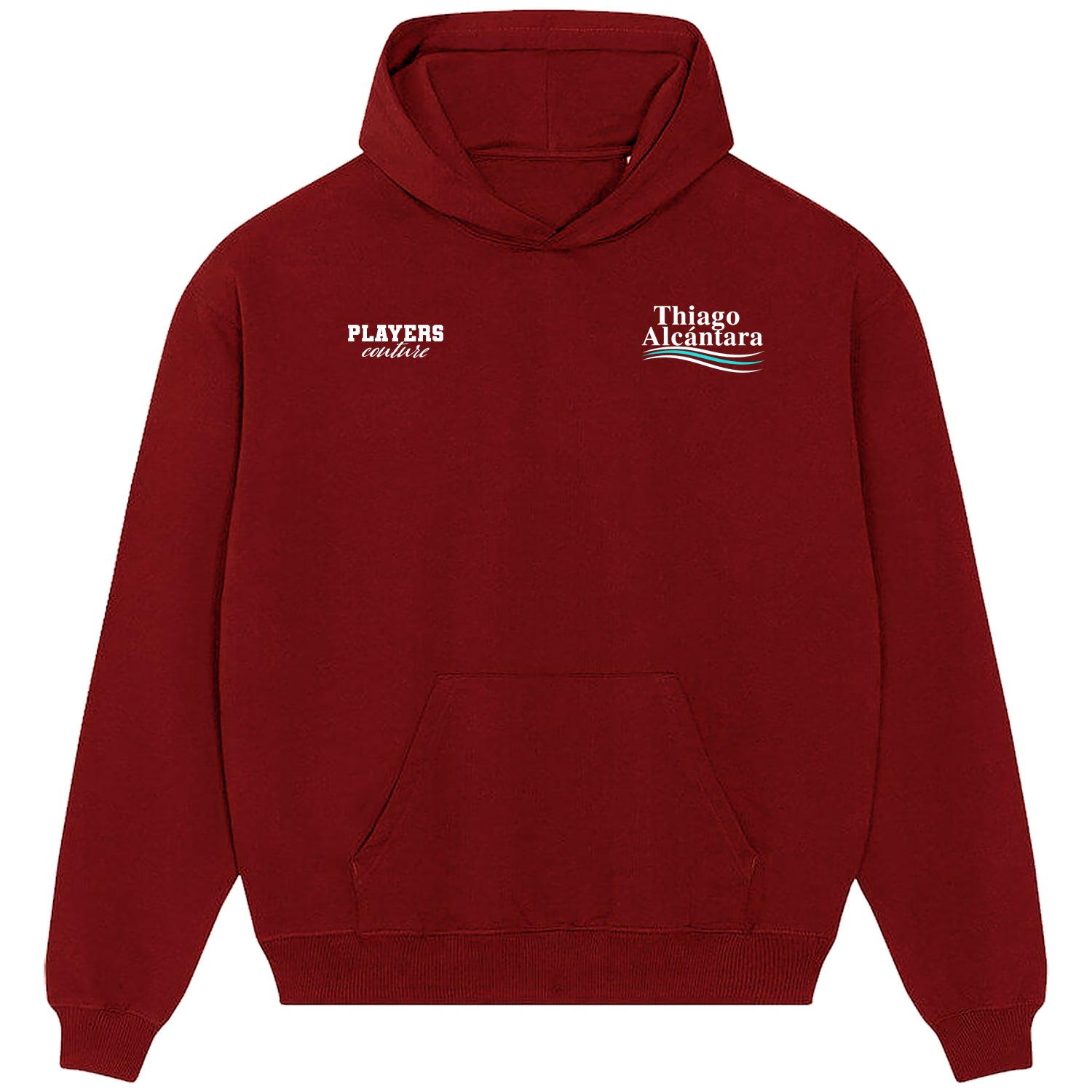 Thiago Alcantara Logo Players Couture Men's Casual Hoodie Red