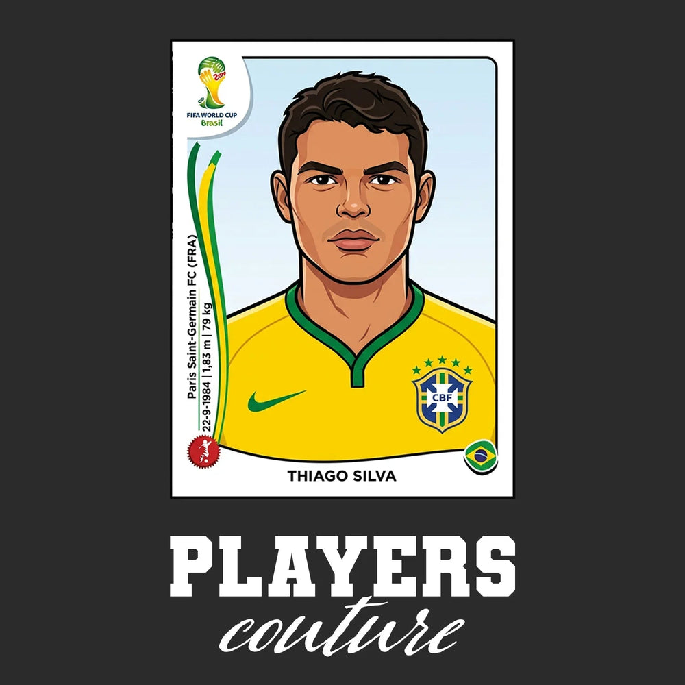 Thiago Silva World Cup Sticker Kids Hoodie – thiago silva black Players Couture design