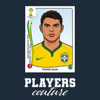 Thiago Silva World Cup Sticker Kids Hoodie – thiago silva navy Players Couture design