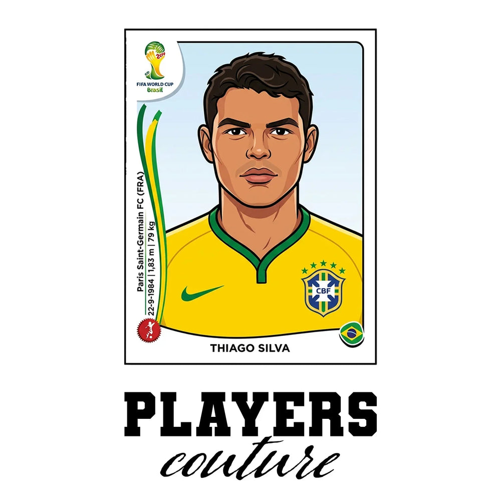 Thiago Silva World Cup Sticker Kids Hoodie – thiago silva white Players Couture design