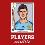 Thibaut Courtois World Cup Sticker Kids Hoodie – thibaut courtois red Players Couture design