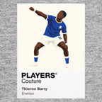 Thierno Barry Everton Icon Frame artwork in grey