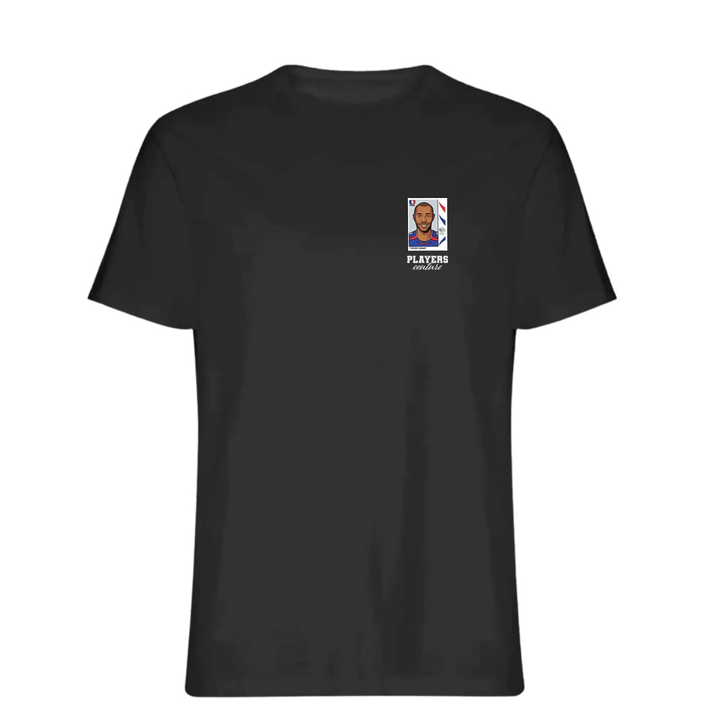 Thierry Henry 2006 World Cup t-shirt – black men's t-shirt featuring the Thierry Henry 2006 World Cup Players Couture logo