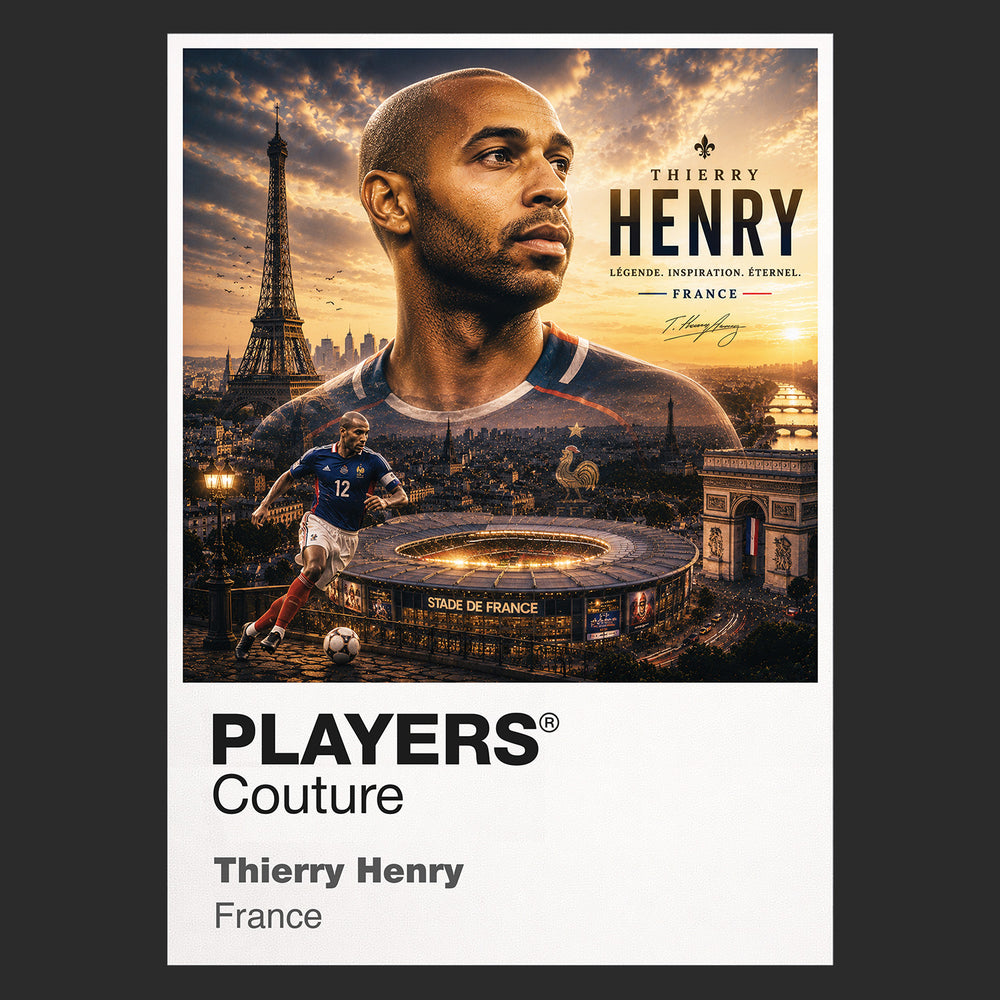 Thierry Henry France Atlas Frame artwork by Players Couture