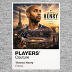 Thierry Henry France Atlas Frame artwork by Players Couture